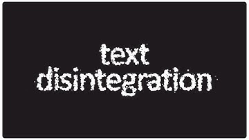 Apple animation tutorial - Text Disintegration / Intention part 5