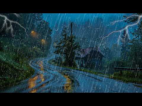 Sonido de Lluvia y Truenos para Quedarse Dormido Rápidamente -Lluvia Relajante Para Dormir
