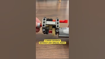 2 Speed Gearbox (Gear Ratios Demo) #legotechnic #mechanical #gearbox #mechanism