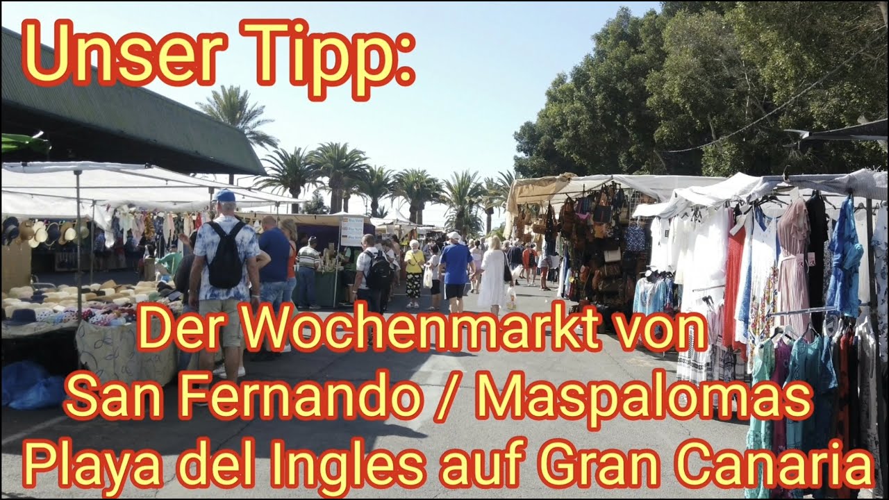Wochenmarkt am Mercadillo in San Fernando, Maspalomas Market, Playa