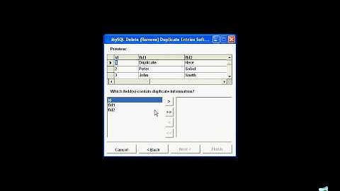 Sobolsoft com How To Use MySQL Delete (Remove) Duplicate Entries Software