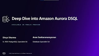 AWS AI and Data Conference 2025 – Deep Dive into Amazon Aurora DSQL