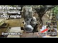 How to Overhauling Euro DH 150cc engine Easy down step by step guide