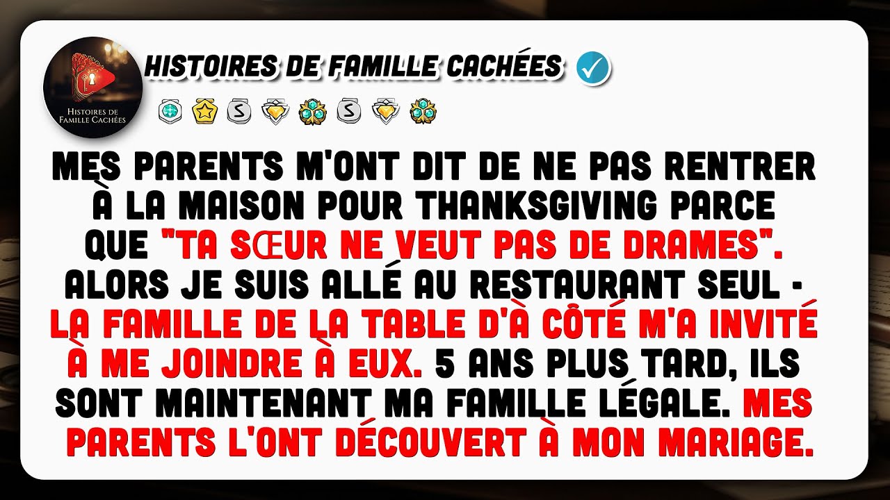 Banni Pour Ma Sœur, Mes Parents Ont Tout Regretté Des Années Plus Tard À Mon Mariage.
