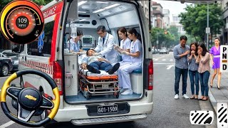 Real Ambulance City Rescue Simulator 3D - 911 US Emergency Ambulance Driving 2026 Android Gameplay screenshot 3