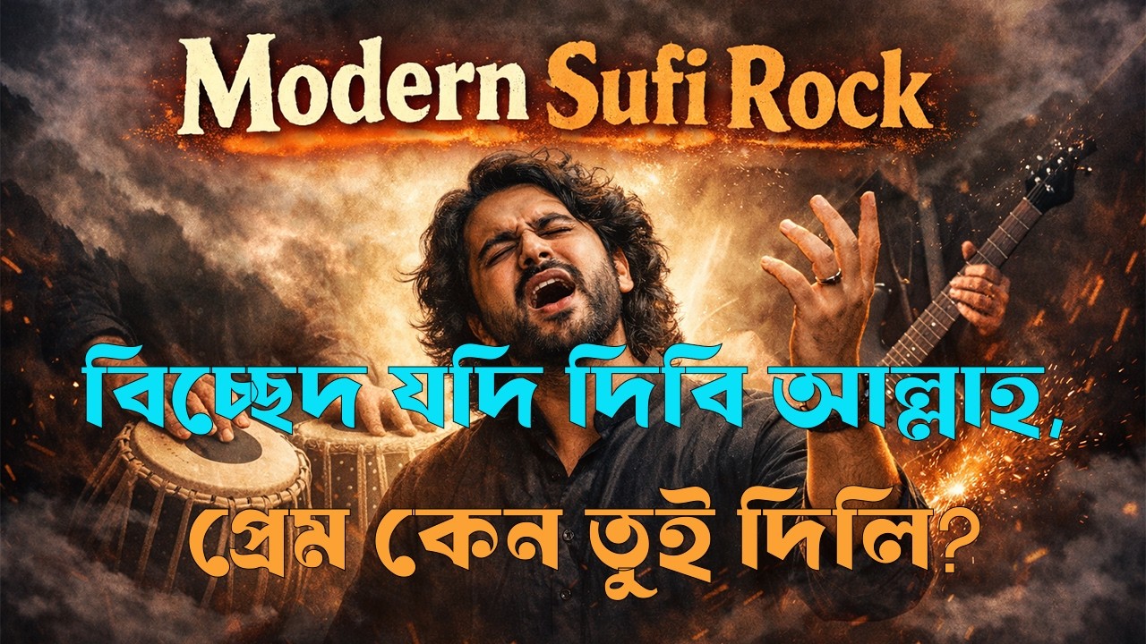 বিচ্ছেদ যদি দিবি আল্লাহ | Modern Sufi Rock | Emotional Bangla Song | Music Canteen Bangla 2026
