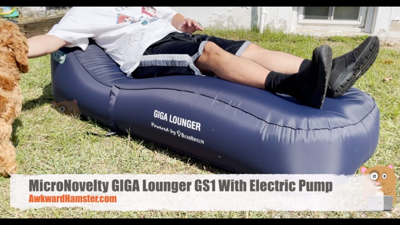 One Button Automatic Inflatable GIGA Lounger GS1 Indiegogo