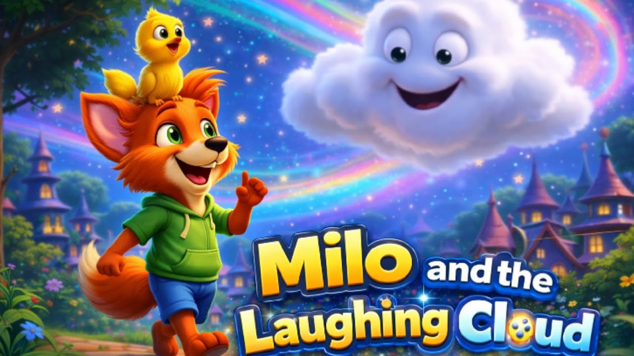 Milo and the Laughing Cloud | Fun 3D Cartoon Story for Kids