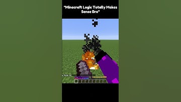 Minecraft Logic Be Like 💀#minecraft #shorts #gaming