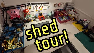 Welcome to the shed - take a look at my modding and making workspace!