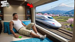 Franklin Train Journey To A New City in GTA 5 ! (GTA 5 mods) screenshot 2