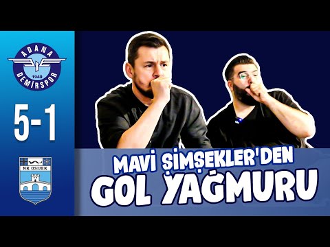 Adana Demirspor 5-1 Osijek | MAÇ TEPKİSİ #gerginfutbol