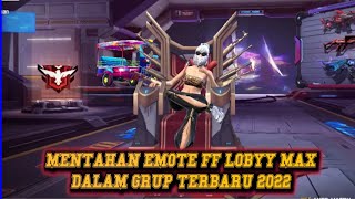 Mentahan Emote Ff Max Dalam Grup Lobby Ff Max 2022