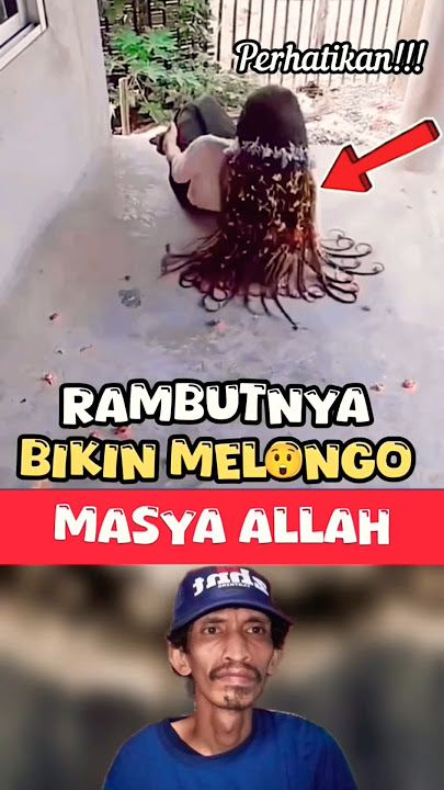 DIBUAT MELONGO😱⁉️🤔COBA PERHATIKAN RAMBUTNYA‼️📢 MASYA ALLAH😍😲 #viral #islam #tiktok #allah #shorts