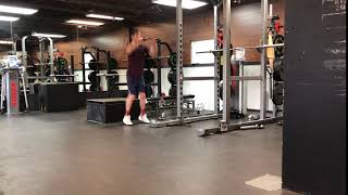 Depth drop to vertical jump