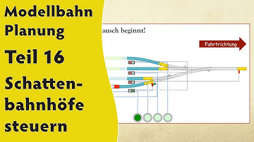 Modellbahn: Planung Teil 16 - Schattenbahnhöfe (analog) steuern