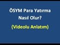 Açık öğretim parası nasıl yatırılır - YouTube