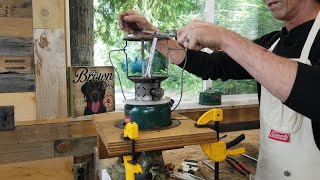 How to Rebuild a Coleman Double Mantle Lantern Part I: Disassembly