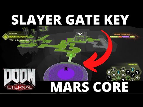 Slayer Key Mars Core Location Doom Eternal Unlock Slayer Gate - Reach The Portal Get To Escape Pod