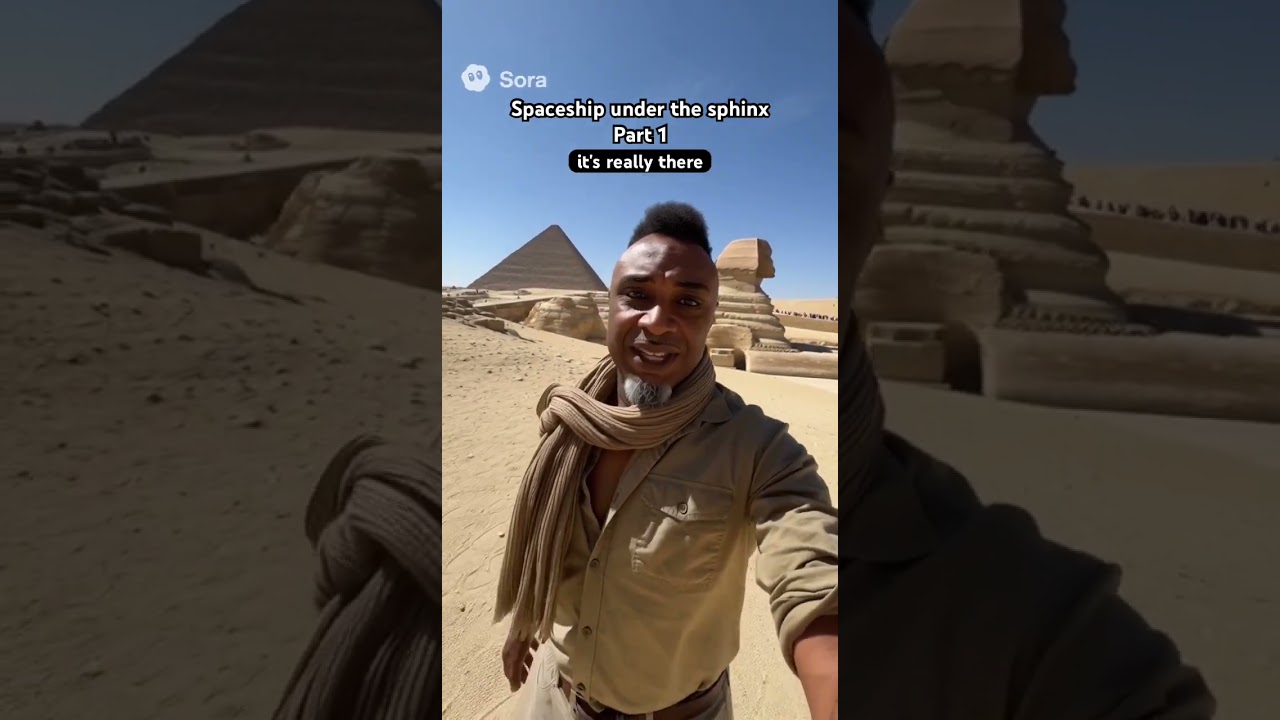 UFO buried under this  Sphinx Part 1 