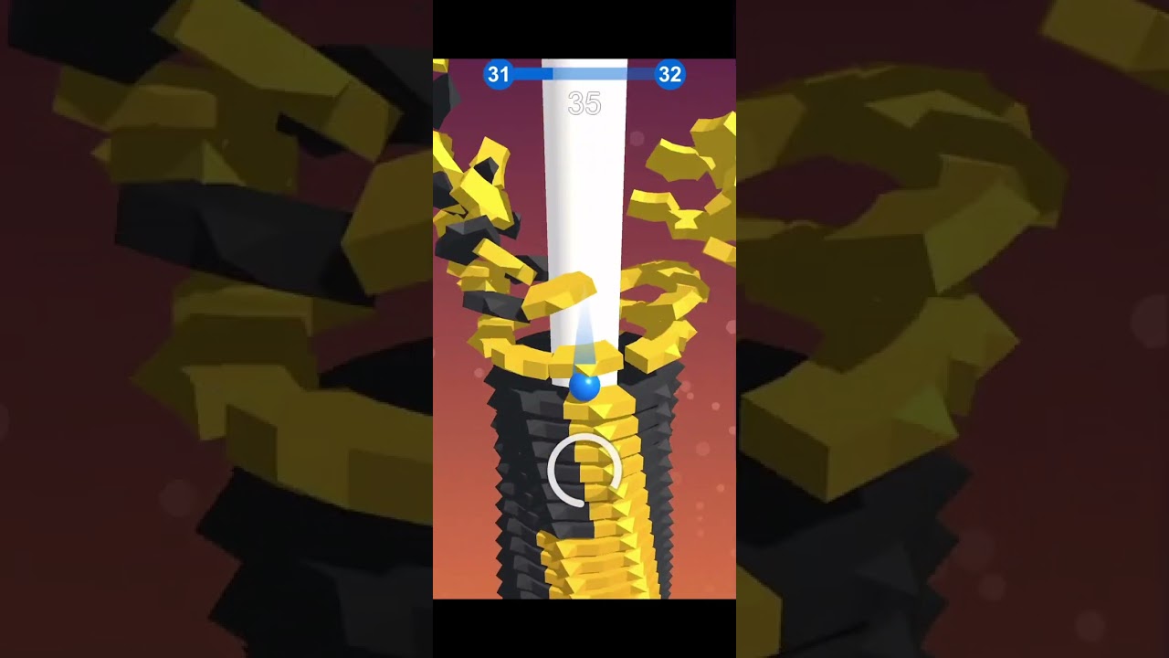 Stack ball speedrun gameplay levels 31 \