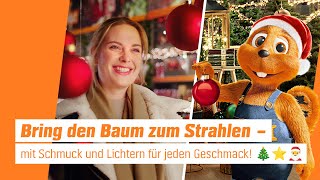 Bring den Baum zum Strahlen – mit Schmuck und Lichtern für jeden Geschmack! 🎄⭐️🎅