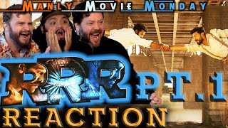 This is INCREDIBLE! // RRR (2022) Part 1  REACTION! // Manly Movie Mondays