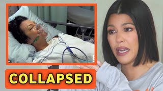 Collapsed Kourtney Kardashian Soak In Tears As Mum Kris Jenner Remains In Coma After She Collapsed
