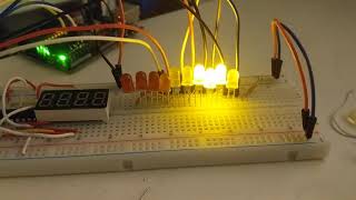 Arduino Clock Project 01 - Binary Counter using only 3 pins (using 595 register)
