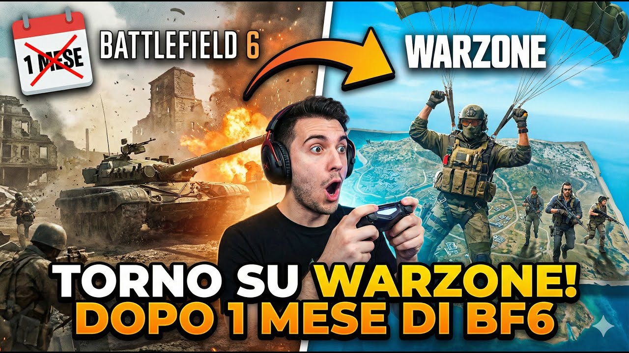 Torno su WARZONE dopo 1 MESE di Battlefield 6! 😱 La mia reazione al ...