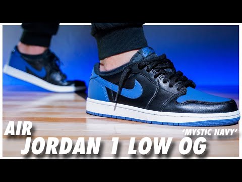 nike jordan 1 low mystic navy