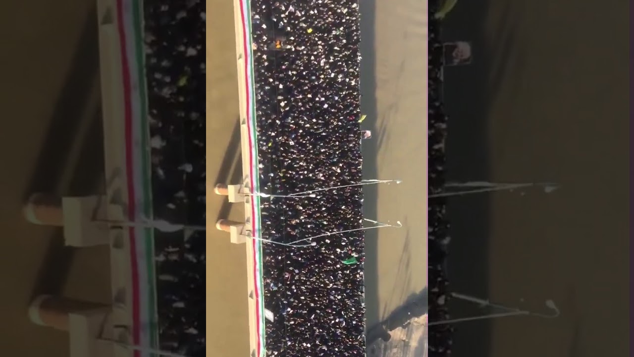 What appears to be millions attending Soleimani funeral procession in Ahvaz, an Iranian city   2020