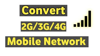 How To Convert 2G/3G/4G Network Mode on Any Smartphone screenshot 2