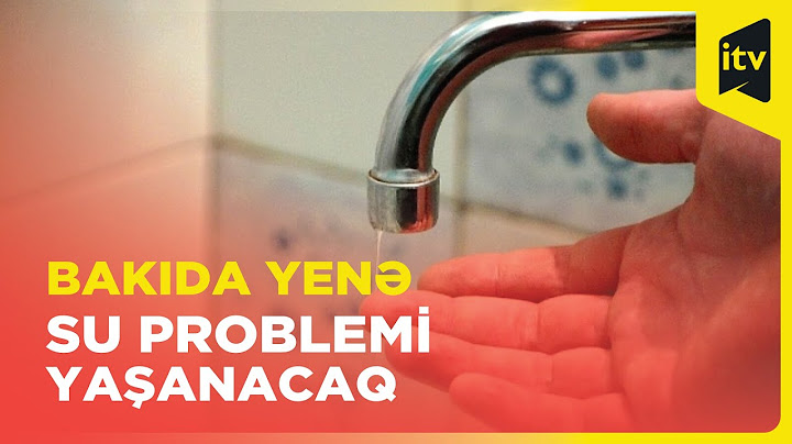 Oğuz-Qəbələ-Bakı su kəmərində baş verən qəza ilə bağlı Bakıda suyun verilməsində fasilə yaranacaq