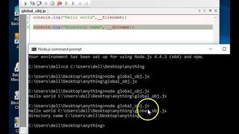 Node js tutorial for beginners - 13 Global Objects in Node js