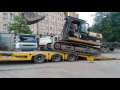 Заезд на трал. Экскаватор  CAT 322c