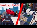 Satisfying Parkour Stunts|Ragdoll & Fails! - Rooftops & Alleys:The Parkour Game
