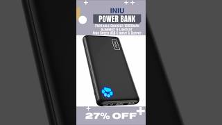 27% OFF! INIU Power Bank, Portable Charger 10000mAh Slimmest &amp; Lightest HighSpeed USB C Input/Output