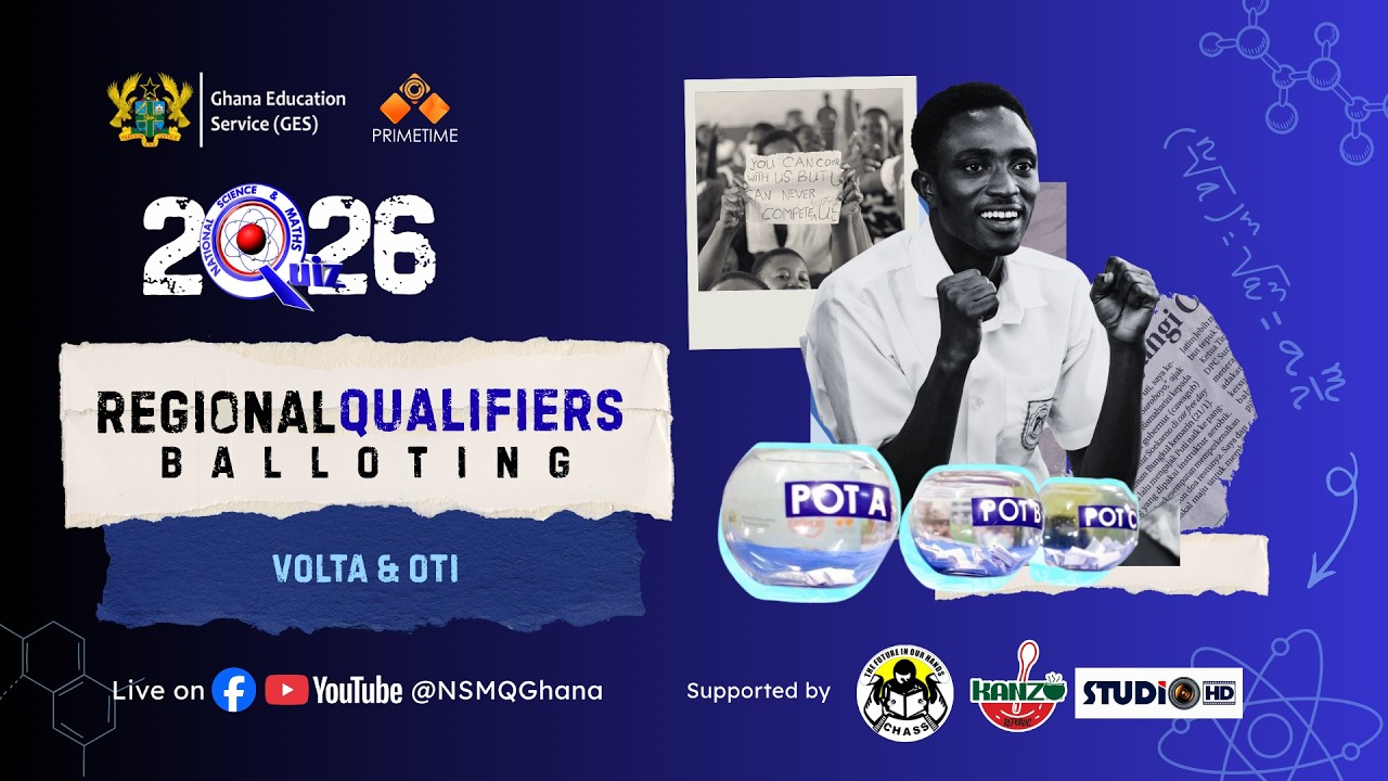 NSMQ 2026: BALLOTING FOR THE REGIONAL QUALIFIERS IN THE VOLTA AND OTI REGIONS.