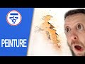 Plafond qui cloque et qui s'arrache quand on le peint