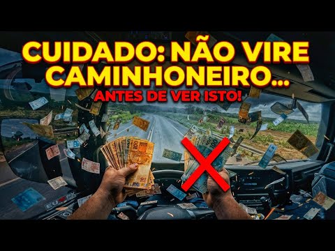 QUAL O SALÁRIO DE UM CAMINHONEIRO? A VERDADE QUE NÃO CONTAM!