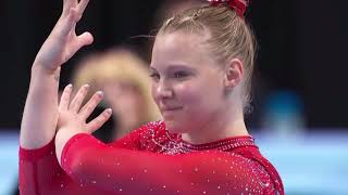 Jade Carey Key Events 2023 U.S Championships Day 2 NBC Broadcast