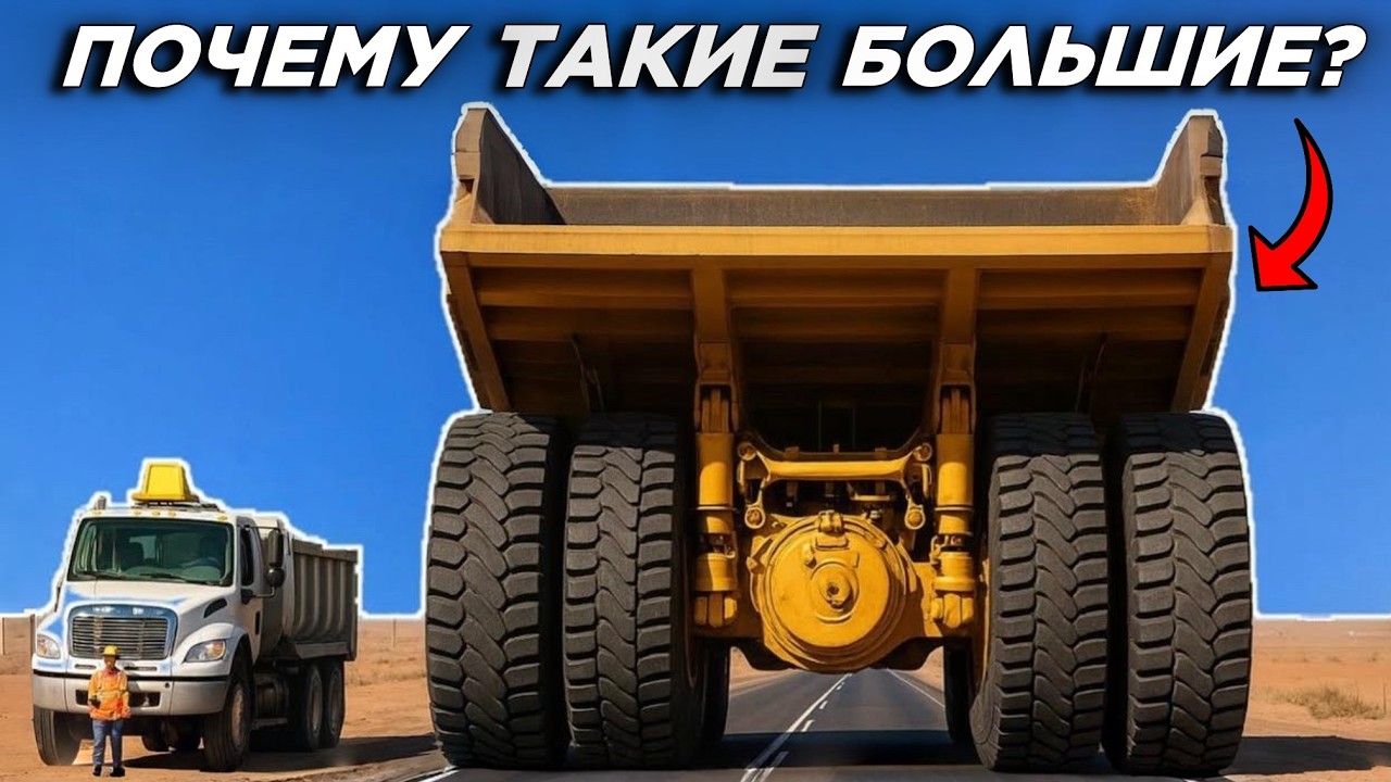 Почему карьерные самосвалы такие БОЛЬШИЕ?!