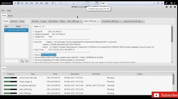 complete ethical hacking and kali linux training  #5 Information Gathering Tool - sparta