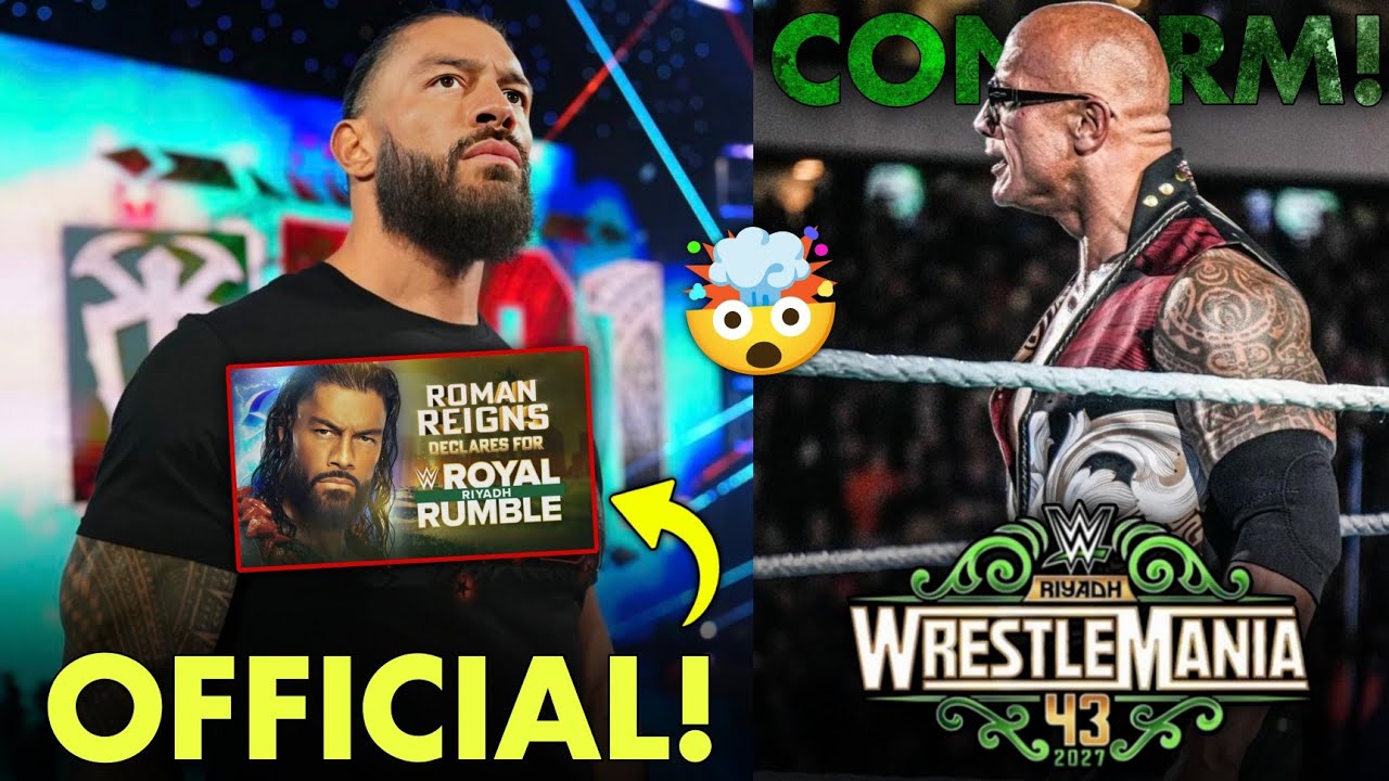 🚨BREAKING... The Rock CONFIRM For Wrestlemania 43! | 🤯Roman Reigns Is OFFICIAL!