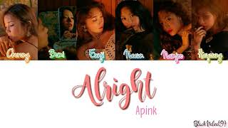 Apink - Alright Color Coded Lyrics - Hanromeng