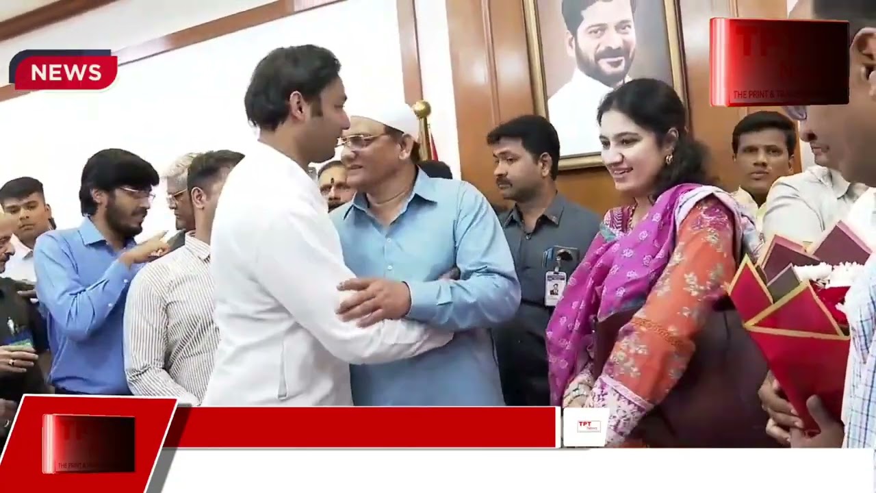 Mohammed Azharuddin taken charge state minister for Minority Welfare Telangana Secretariat today.