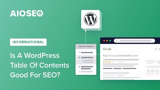 Is A WordPress Table of Contents Good For SEO