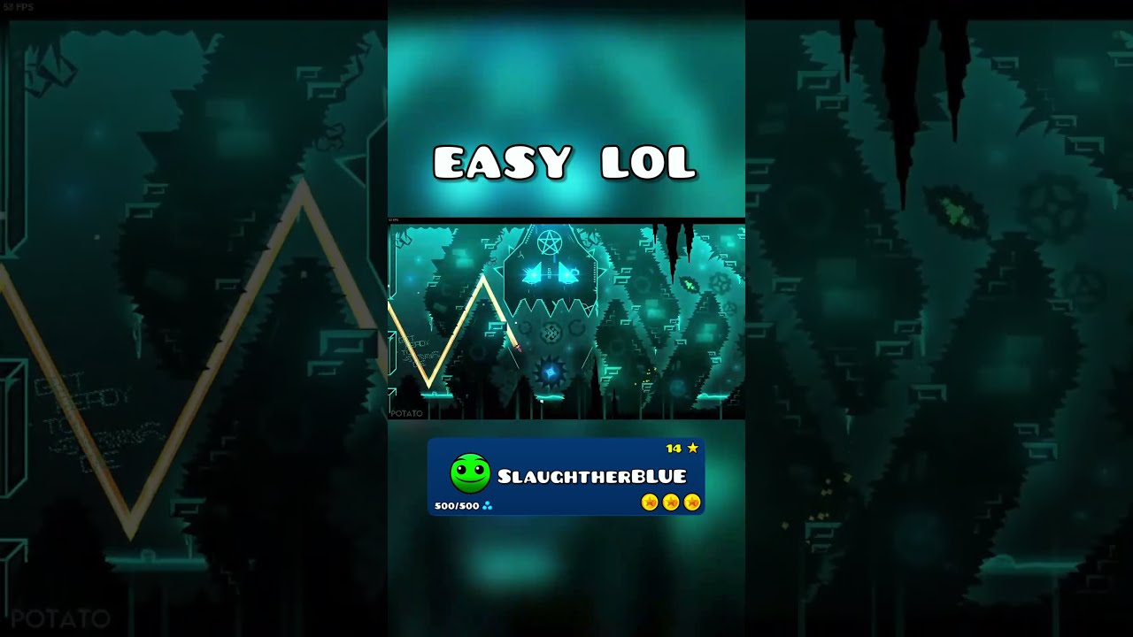 Slaughterhouse For NOOBS Shorts Deluxe12 Geometrydash