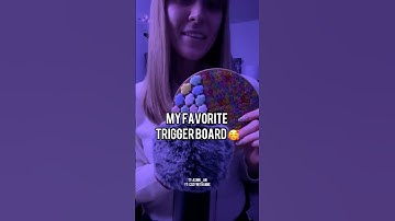 My favorite ASMR trigger board 🥰 #asmrtapping #asmrsounds #asmr #asmrvideo #asmrtriggers #asmrrelax